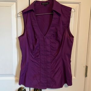 Purple Express sleeveless blouse